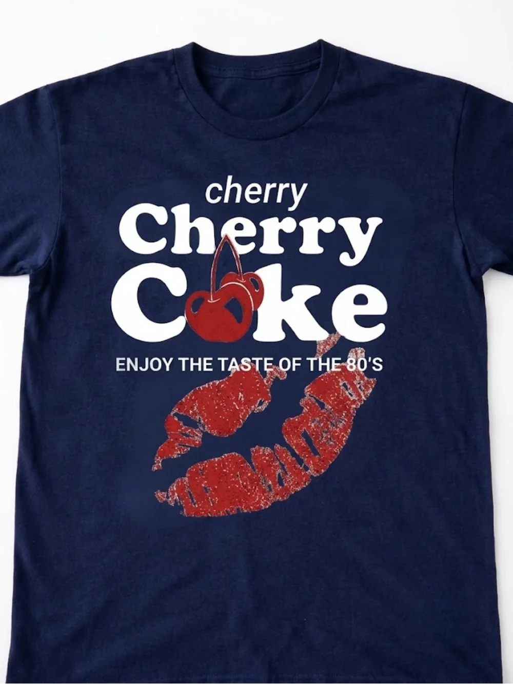 Gildan Cherry Coke Graphic T‑Shirt - Navy Blue